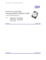 Предварительный просмотр 1 страницы IBM IC25N005ATDA04 Specifications