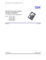 Предварительный просмотр 3 страницы IBM IC35L020 - Deskstar 20 GB Hard Drive Specifications