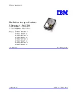 IBM IC35L036UWDY10 - Ultrastar 36.7 GB Hard... Specifications предпросмотр