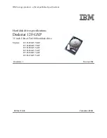 Предварительный просмотр 3 страницы IBM IC35L040AVVN07-0 - 40GB IDE Deskstar 120GXP 7200RPM UATA-100... Specifications