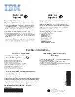 Предварительный просмотр 8 страницы IBM INFOPRINT 32 Quick Reference Card