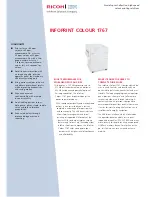 IBM INFOPRINT COLOUR 1767 Brochure & Specs preview