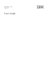 Preview for 3 page of IBM IntelliStation A Pro 6217 User Manual