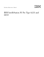 IBM IntelliStation M Pro 6233 Hardware Maintenance Manual preview
