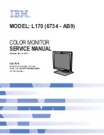 IBM L170 6734 - AB9 Service Manual preview