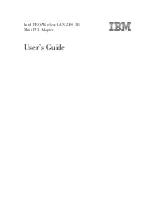 Preview for 1 page of IBM LAN 2100 3B User Manual