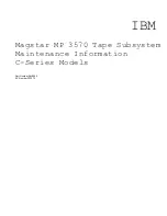 Предварительный просмотр 3 страницы IBM magstar mp 3570 Maintenance Information