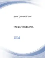 Предварительный просмотр 1 страницы IBM Manager 3105 Appliance Manual