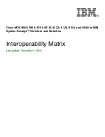 IBM MDS 9124 - INTEROPERABILITY MATRIX 12-1-2010 Manual предпросмотр