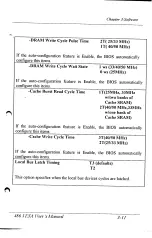 Предварительный просмотр 32 страницы IBM Mother Board 486F39X User Manual