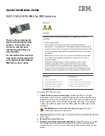 Preview for 1 page of IBM N2215 Quick Installation Manual