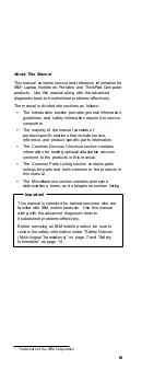 Preview for 5 page of IBM N51 Series Hardware Maintenance Manual