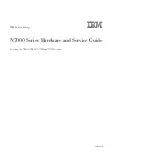 Preview for 1 page of IBM N7700 Hardware And Service Manual