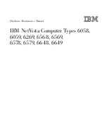 IBM NetVista 6058 Hardware Maintenance Manual preview