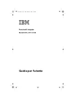 IBM NetVista A20 Guida Per L'Utente preview