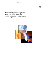 IBM NetVista A20 Reference Manual preview