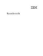 IBM NetVista A22p Kurzübersicht preview