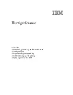 Preview for 1 page of IBM NetVista A22p (Norwegian) Quick Reference Manual