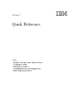 IBM NetVista S42 Quick Reference preview