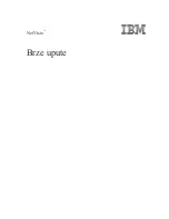 IBM NetVista X40 Brze Upute Manual preview