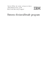 IBM NetVista X40 Datorns Förinstallerade Program Manual preview