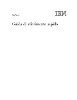 IBM NetVista X40 Guida Di Riferimento Rapido Manual preview