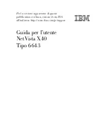 Preview for 1 page of IBM NetVista X40 Guida Per L'Utente