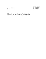 IBM NetVista X40 Kratek Referenčni Opis Manual preview