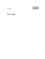 IBM NetVista X40 Översikt Manual preview