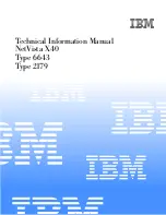 Preview for 1 page of IBM NetVista X40 Technical Information Manual