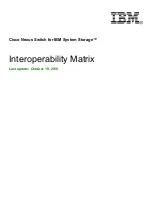 Предварительный просмотр 1 страницы IBM NEXUS 5000 - OVERVIEW 19-10-2010 Compatibility Manual