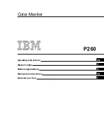 Preview for 1 page of IBM P260 Installation & Operation Manual