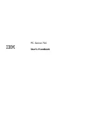 IBM PC Server 704 User Handbook Manual preview