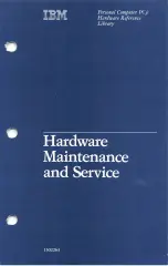 Preview for 1 page of IBM PCjr Hardware Maintenance And Service