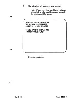 Preview for 161 page of IBM Personal Computer Manual To Operations