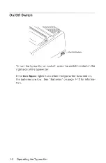 Preview for 10 page of IBM Personal Wheelwriter 6781 Operator'S Manual