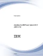 IBM Power System 8284-21A Installing предпросмотр