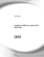 Предварительный просмотр 3 страницы IBM Power Systems 8286-42A Installing