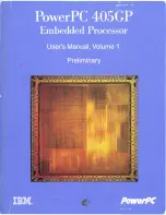 Предварительный просмотр 1 страницы IBM PowerPC 405GP User Manual