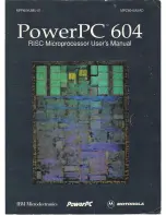 IBM PowerPC 604 User Manual предпросмотр