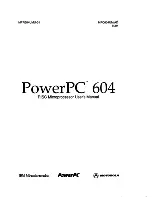 Предварительный просмотр 4 страницы IBM PowerPC 604 User Manual