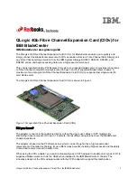 IBM QLogic 4Gb Fibre Channel Expansion Card At-A-Glance Manual предпросмотр