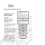 IBM QS22 - BladeCenter - 0793 Installation And User Manual preview