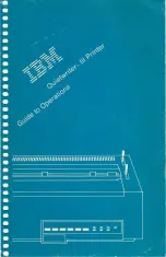 IBM Quietwriter III 5202 Manual preview