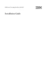 Предварительный просмотр 1 страницы IBM RackSwitch G8264T Installation Manual