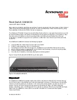 Preview for 1 page of IBM Redbooks G8264CS Product Manual