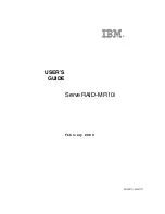 Preview for 1 page of IBM Redbooks ServeRAID-MR10i User Manual