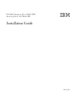 Preview for 1 page of IBM RS/6000 Enterprise Server M80 Installation Manual