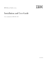 Предварительный просмотр 1 страницы IBM s-series Installation And User Manual