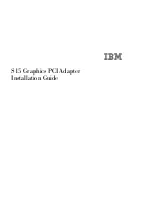 IBM S15 Installation Manual preview